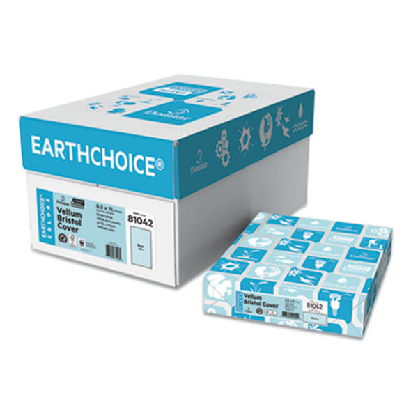 Cover Stock, 67 Lb Bristol Weight, 8.5 x 11, Blue, 250/Pack