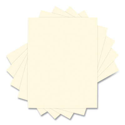 30% Recycled Colored Paper, 20 Lb Bond Weight, 8.5 x 11, Ivory, 500/Ream