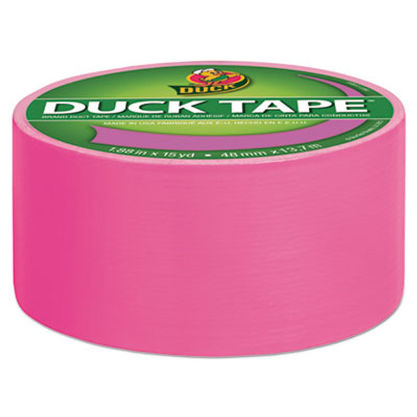 Colored Duct Tape, 3" Core, 1.88" X 15 Yds, Neon Pink