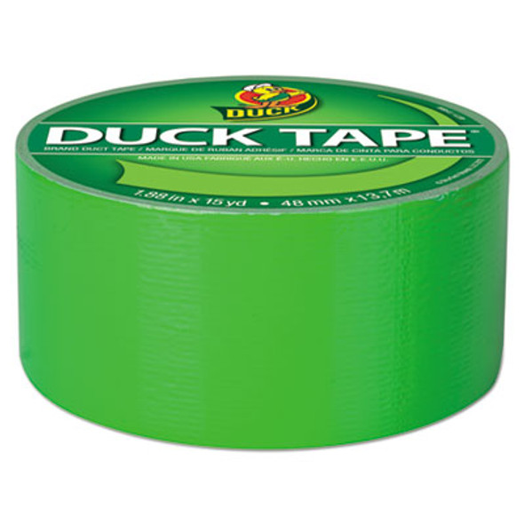 Colored Duct Tape, 3" Core, 1.88" X 15 Yds, Neon Green