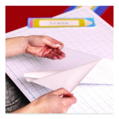 Peel-And-Stick Clear Laminate Roll, 5.91 Mil, 18" X 8 Yd, Matte Clear