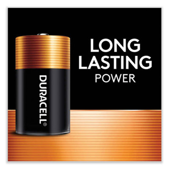 Coppertop Alkaline D Batteries, Clamshell Pack, 8/Pack