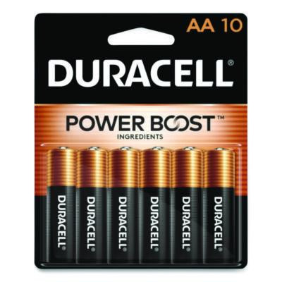 Power Boost Coppertop Alkaline Aa Batteries, 10/Pack