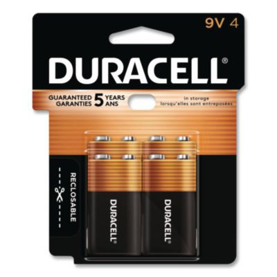 Coppertop Alkaline 9v Batteries, 4/Pack