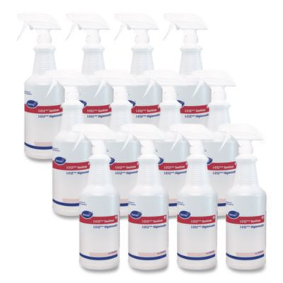 J-512 Sanitizer 32 Oz Bottles, Clear, 12/Carton