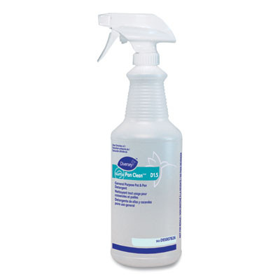Pan Clean Spray Bottle, 32 Oz, Clear, 12/Carton