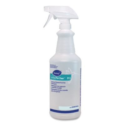 Pan Clean Spray Bottle, 32 Oz, Clear, 12/Carton