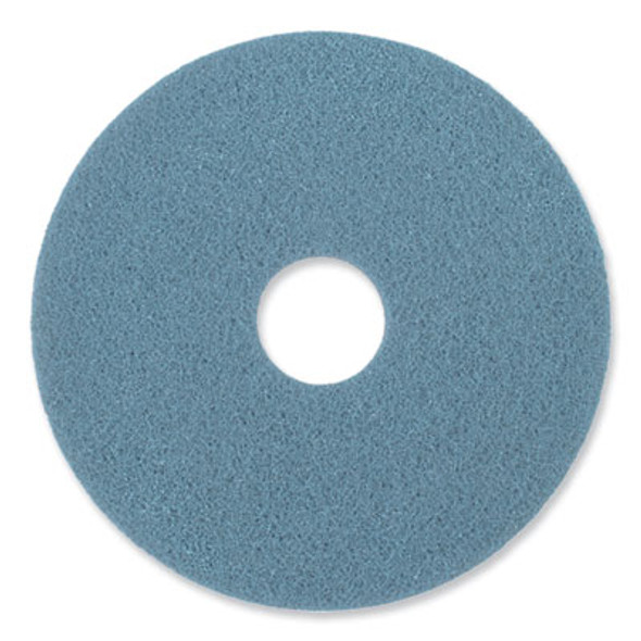 Twister Floor Pad, 20" Diameter, Blue, 2/Carton