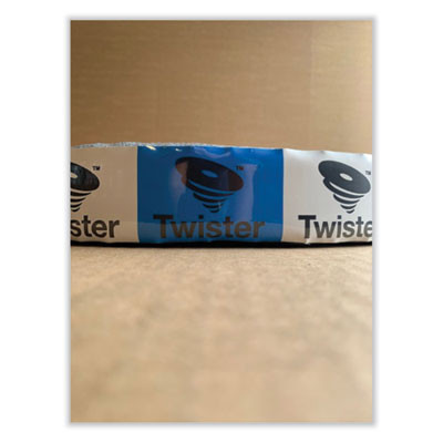 Twister Floor Pad, 20" Diameter, Blue, 2/Carton
