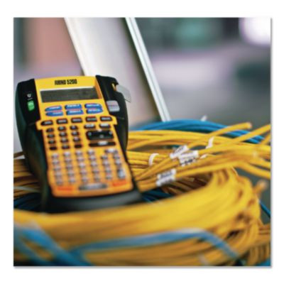 Rhino 5200 Industrial Label Maker, 5 Lines, 6.12 X 11.25 X 3.5