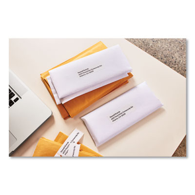 Labelwriter Address Labels, 1.12" X 3.5", White, 130 Labels/Roll, 2 Rolls/Pack