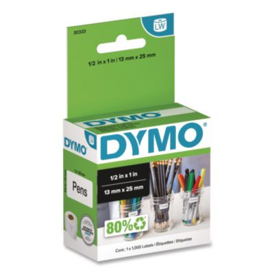 Labelwriter Multipurpose Labels, 0.5" X 1", White, 1000 Labels/Roll
