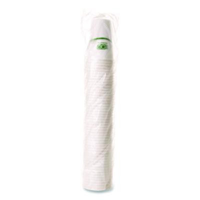 Greenstripe Hot Cups, 20 Oz, Paper, White, 50/Pack, 20 Packs/Carton