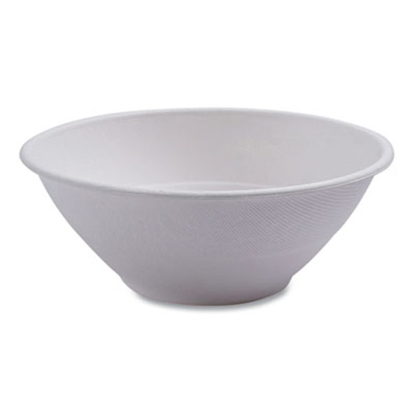 Vanguard Renewable And Compostable Sugarcane Bowls, 40 Oz, White, 400/Carton