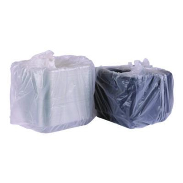 100% Recycled Content 9" Premium Take Out Containers, 42 Oz, 9 x 8.8 x 1.6, Black/Clear, Plastic, 50/Pack, 3 Packs/Carton