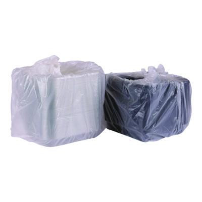 100% Recycled Content 9" Premium Take Out Containers, 42 Oz, 9 x 8.8 x 1.6, Black/Clear, Plastic, 50/Pack, 3 Packs/Carton