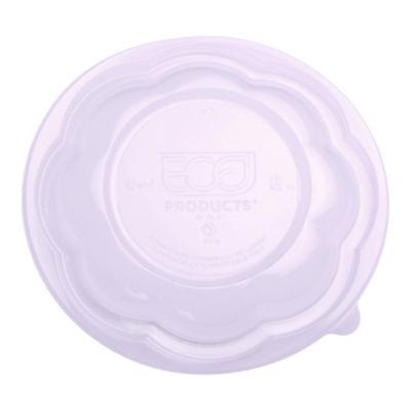 Renewable And Compostable Lids, Fits 24, 32 And 48 Oz Salad Bowls, Clear, Plastic, 300/Carton