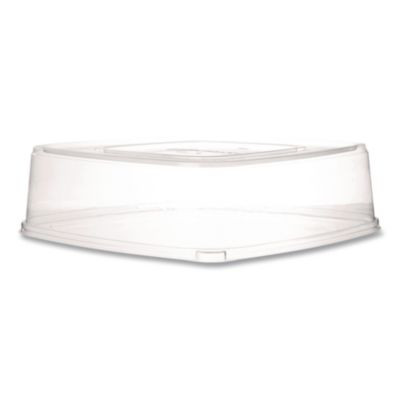Vanguard Regalia Serving Tray Lids, 14.5 x 14.5 x 3.94, Clear, Plastic, 50/Carton