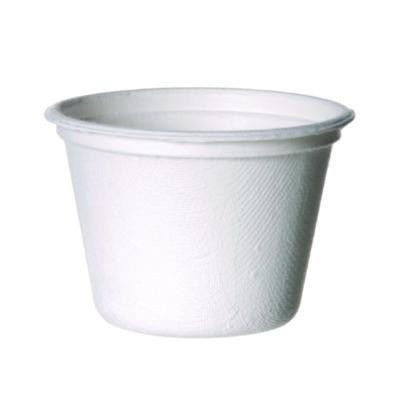 Vanguard Renewable And Compostable Sugarcane Portion Cups, 4 Oz, White, 1,000/Carton