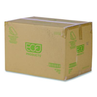 Compostable Takeout Wedge Sandwich Containers, 4.25 x 4.25 x 6.5 x 3, Clear, Plastic, 500/Carton