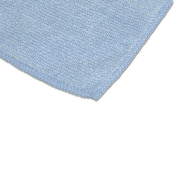 Extra-Large Microfiber Towels Twin-Pack, 15 x 15, Unscented, Blue, 2/Pack