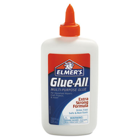 Glue-All White Glue, 7.63 Oz, Dries Clear