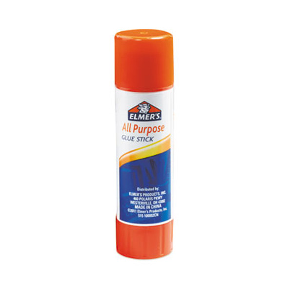 Disappearing Glue Stick, 0.77 Oz, Applies White, Dries Clear, 12/Pack