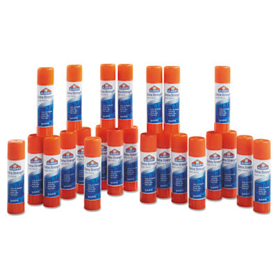 Extra-Strength Office Glue Stick, 0.28 Oz, Dries Clear, 24/Pack