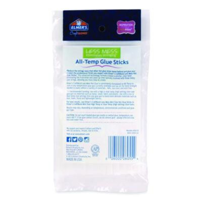 Craftbond Less Mess All-Temp Glue Sticks, 0.27" x 4", Dries Clear, 24/Pack