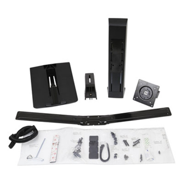 Monitor Riser For 24" Monitors, 30 Degree Tilt, Black, Supports 16 Lb