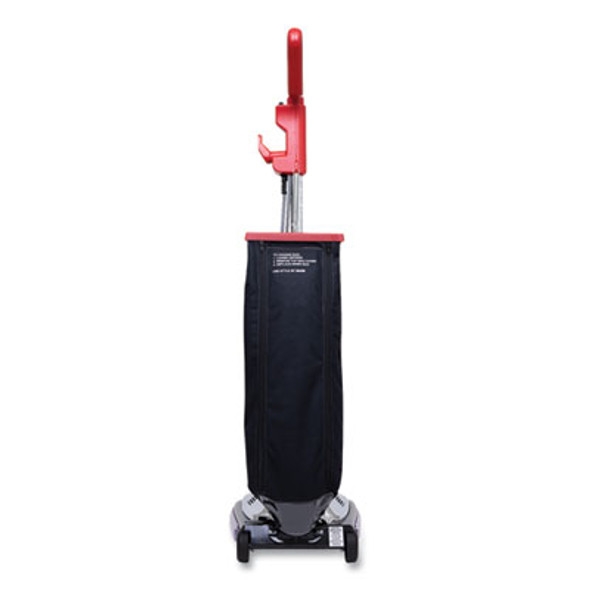 Tradition Quietclean Upright Vacuum Sc889a, 12" Cleaning Path, Gray/Red/Black