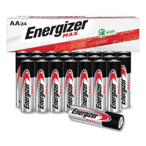 Max Aa Alkaline Batteries, 1.5 V, 4/Pack, 6 Packs/Box