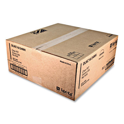 Kal-Clear/Nexclear Drink Cup Lids, Dome Lid With 1" Hole, Fits 5 Oz To 24 Oz Cold Cups, Plastic, Clear, 1,000/Carton