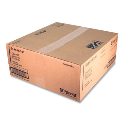 Greenware Cold Drink Lids, Dome, Fits 16 Oz To 24 Oz Cold Cups, Plastic, Clear, 1,000/Carton