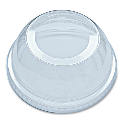 Greenware Cold Drink Lids, Dome, Fits 16 Oz To 24 Oz Cold Cups, Plastic, Clear, 1,000/Carton