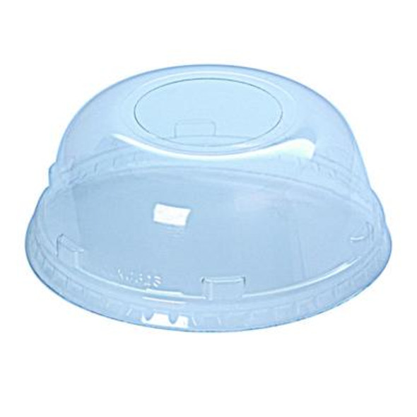 Kal-Clear/Nexclear Drink Cup Lids, Squat Dome Lid With 1.75" Hole, Fits 32 Oz Cold Cups, Plastic, Clear, 500/Carton