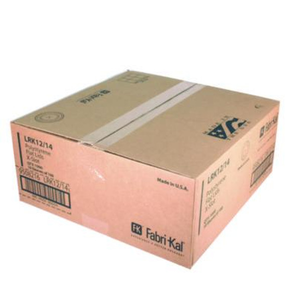 Kal-Clear/Nexclear Drink Cup Lids, Flat, X-Style Straw Slot, Fits 12 Oz To 14 Oz Cold Cups, Plastic, Translucent, 1,000/Ct