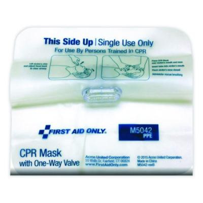 Cpr Face Shield With Elastic Ear Bands, Fits Adults And Children