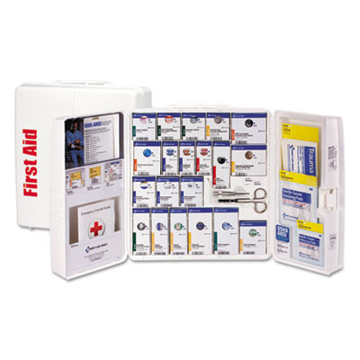 Ansi 2021 Smartcompliance General Business First Aid Station For 50 People, With Medication, 242 Pieces, Plastic Case