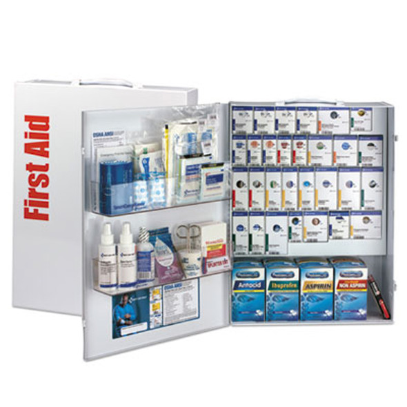 Smartcompliance General Business First Aid Kit For 150 People, 925 Pieces, Metal Case