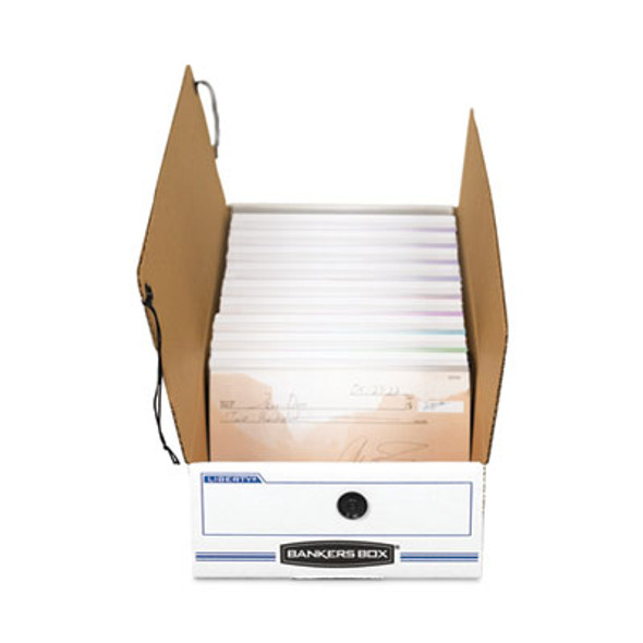 Liberty Check And Form Boxes, 11" X 24" X 5", White/Blue, 12/Carton