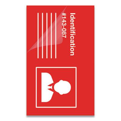 Laminating Pouches, 5 Mil., 3.88" x 2.63", Gloss Clear, 25/Pack