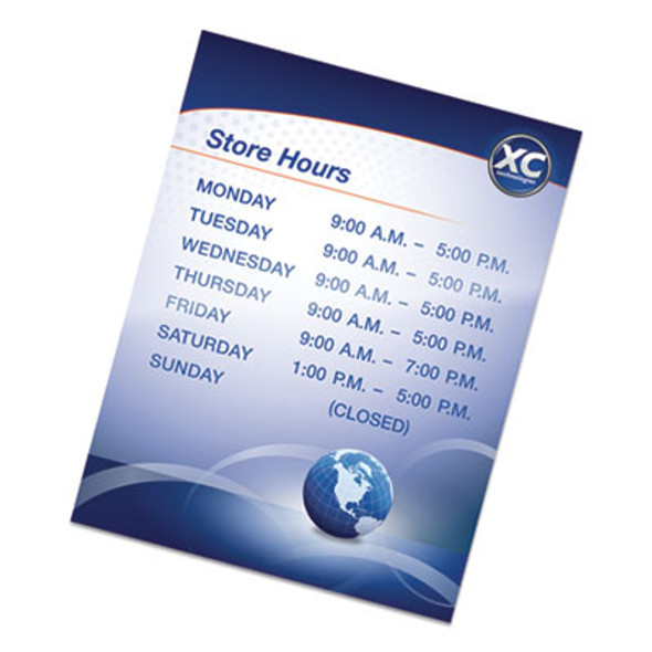Self-Adhesive Laminating Pouches, 5 Mil, 9" X 11.5", Gloss Clear, 5/Pack