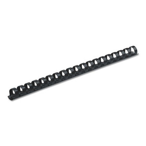 Plastic Comb Bindings For 11 x 8.5 Documents, 19 Rings, 0.38" (55-Sheet) Capacity, Navy Blue, 100/Pack