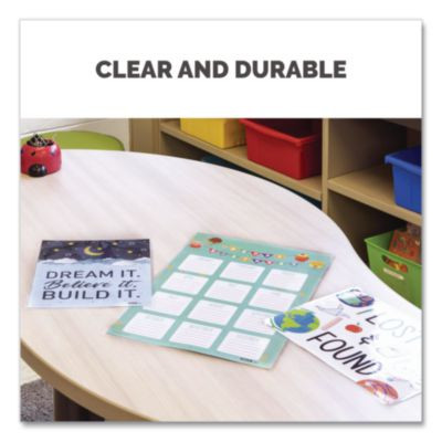 Thermal Laminating Pouches, 3 Mil, 9" X 11.5", Matte Clear, 50/Pack