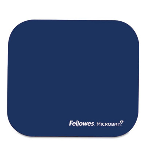 Mouse Pad With Microban Protection, 9 x 8, Navy