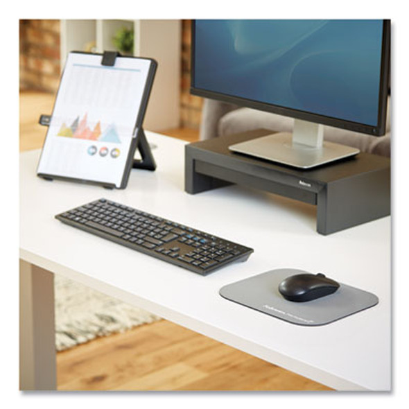 Mouse Pad With Microban Protection, 9 x 8, Graphite