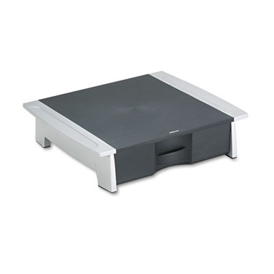 Office Suites Printer/Machine Stand, 21.25 X 18.06 X 5.25, Black/Silver