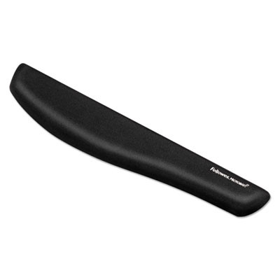 Plushtouch Keyboard Wrist Rest With Foamfusion Technology, 18.12 x 3.18, Black