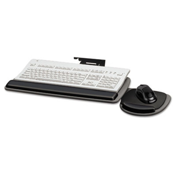 Adjustable Standard Keyboard Platform, 20.25w X 11.13d, Graphite/Black